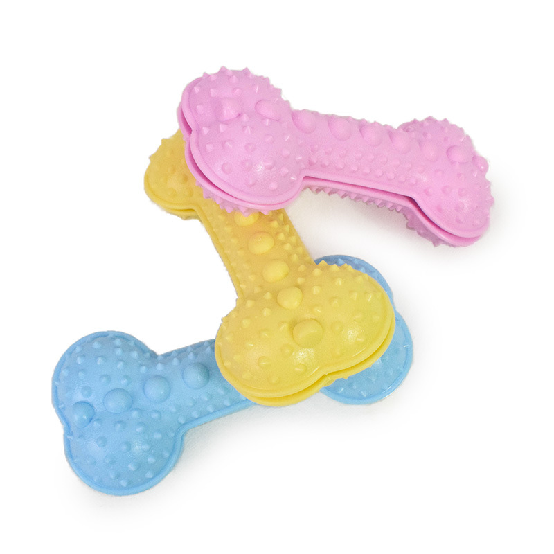 Macaron-colored dog toys, biting and bone-resistant dog educational toys, pet food leakage toys, one-piece consignment