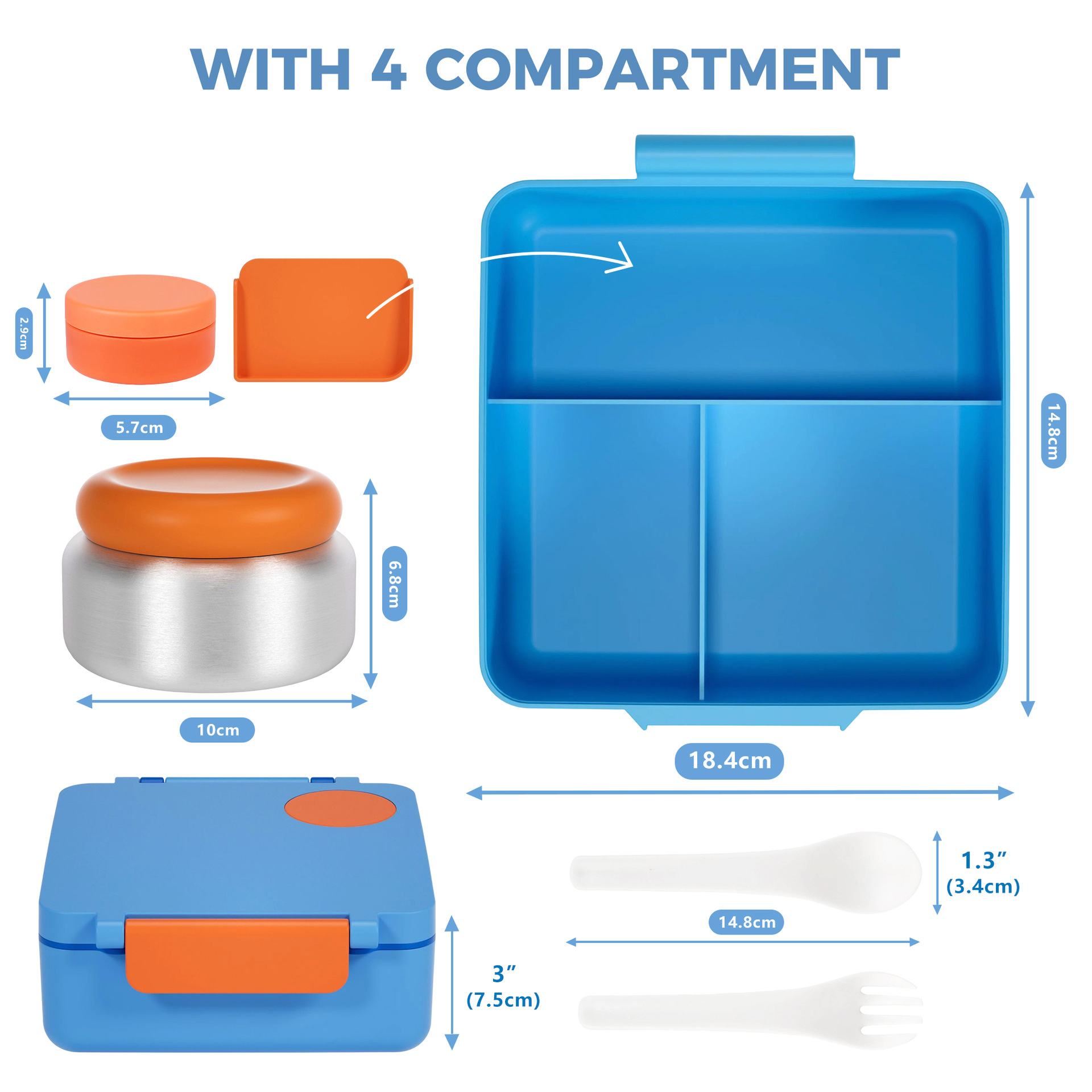 ويمكن وضع علب وجبات الأطفال Lunchbox في أفران الميكروويف على وعاء حساء في وعاء غداء من البلاستيك Application Scenario