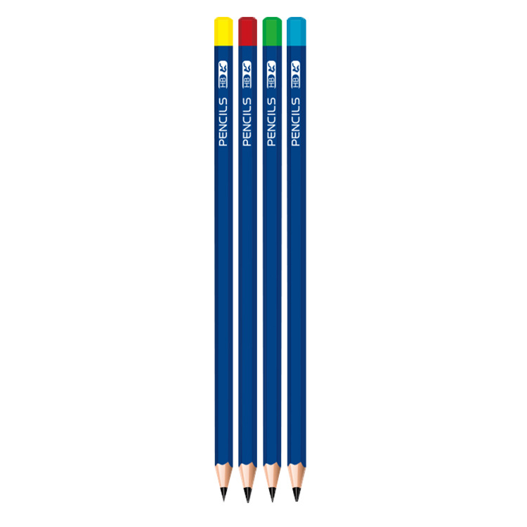 Yalong Cross-border Wholesale high-grade non-toxic HB hexagonal rod writing stationery standard pencils details Picture