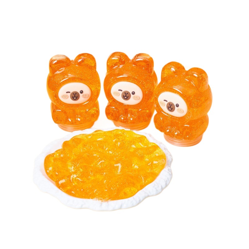 New cute cartoon-shaped creative bubble glue fruit dolphin smiling children's toy, stress-relieving and fun, factory wholesale Item Picture