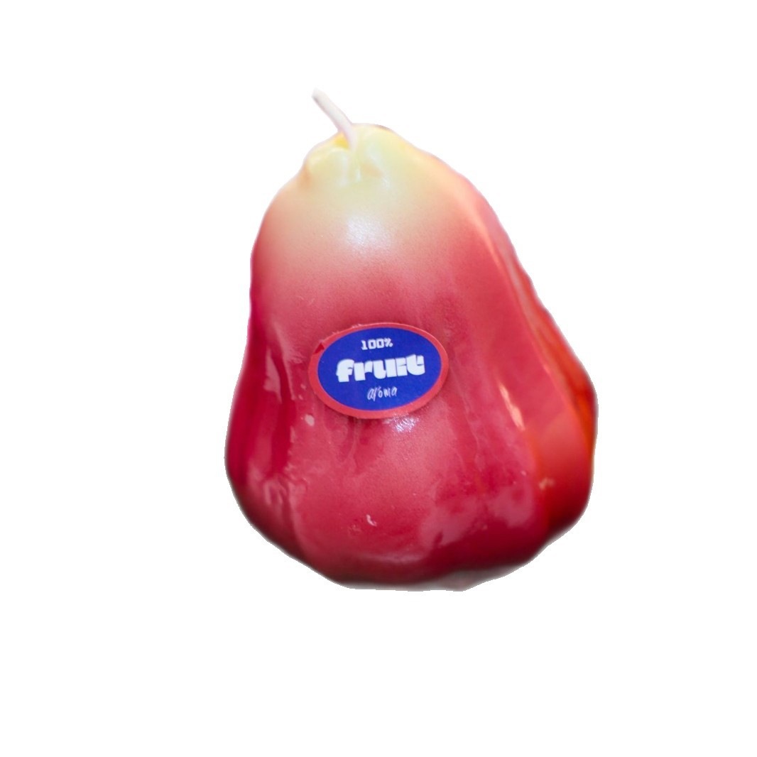 Fruit-shaped inS-style handmade scented fruit candle creative souvenir, realistic wax apple photo prop Item Picture