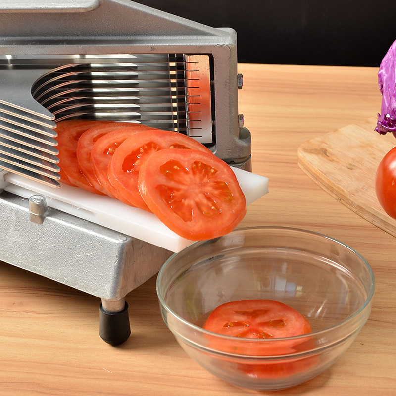 Cross-border foreign trade dedicated commercial manual tomato slicer, kitchen small fruit slicing processing equipment manufacturer details Picture