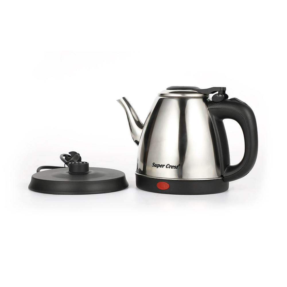 Wholesale of cross-border 304 stainless steel electric kettles, portable water boilers, 1.2-liter automatic power-off heat preservation water boilers details Picture