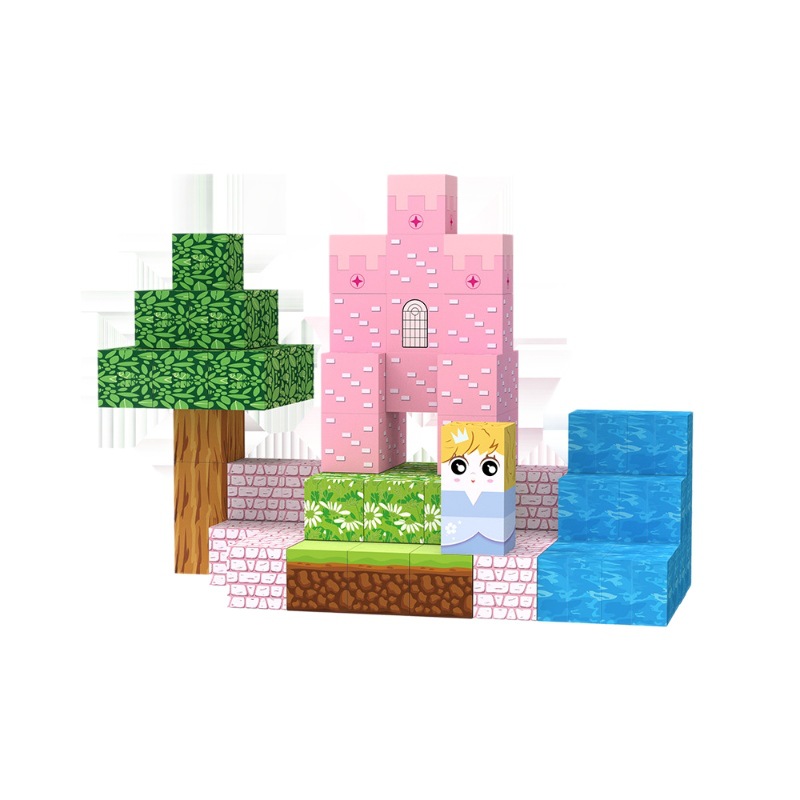 وتم تجميع مكعبات مغناطيسية حول العالم حول العالم Item Picture