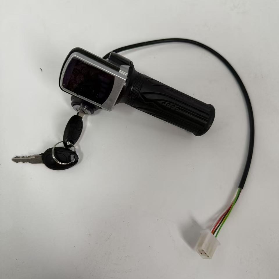 Wholesale of plastic parts for V model three-wheel drift vehicle, pu wheel handlebars with locks, handlebars, brake levers, and spray bucket parts details Picture