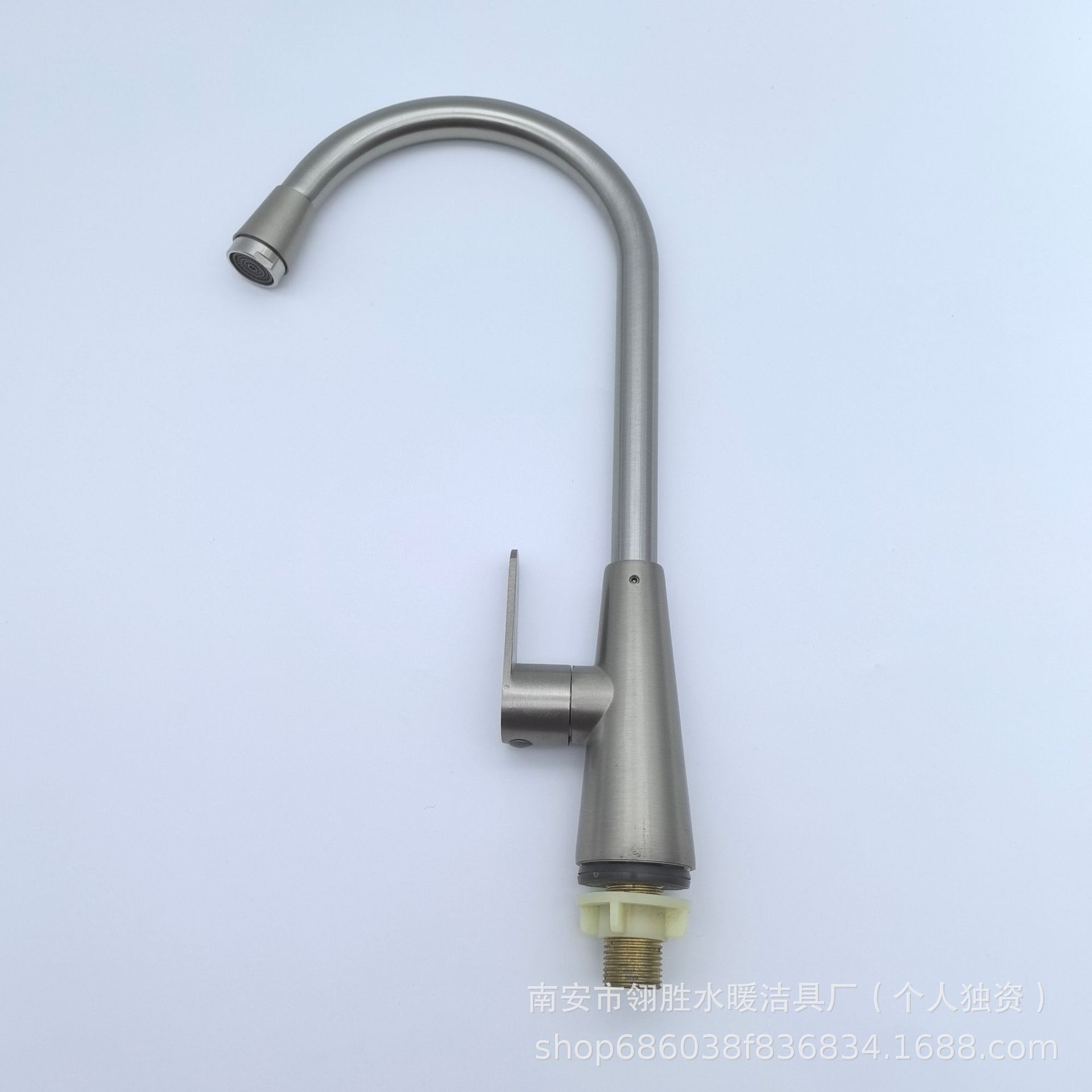 厂家批发 拉丝女神单冷 菜盆单冷龙头  厨房水槽冷水洗碗盆水龙头