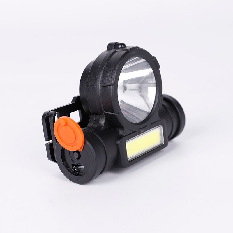 Cross-border outdoor C0B charging head-mounted flashlight led fishing waterproof charging headlamp long Battery life strong light lithium battery Specification image