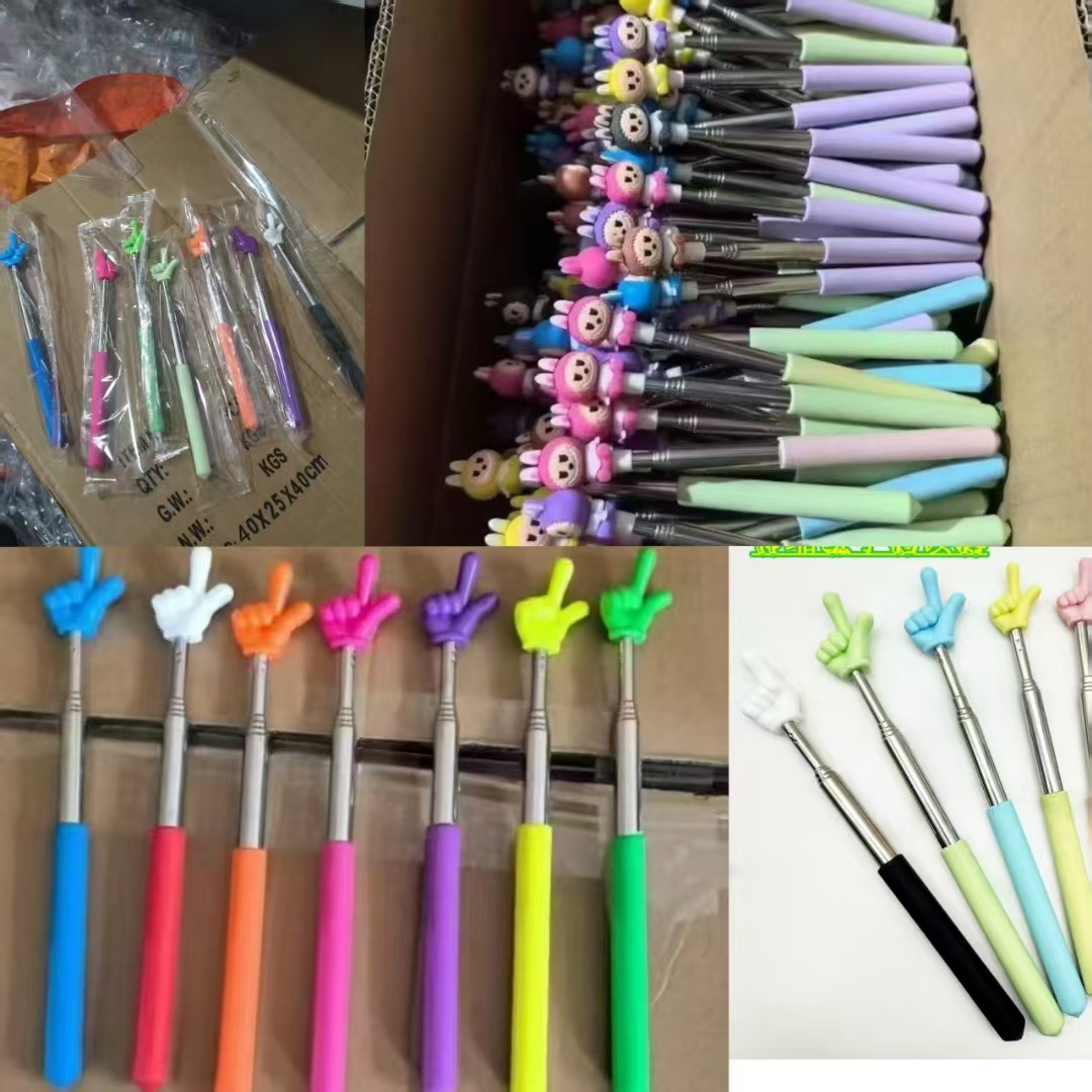 Children's reading sticks, finger reading sticks, finger sticks, teaching sticks, telescopic rods, teachers' special home teaching learning fingers Specification image