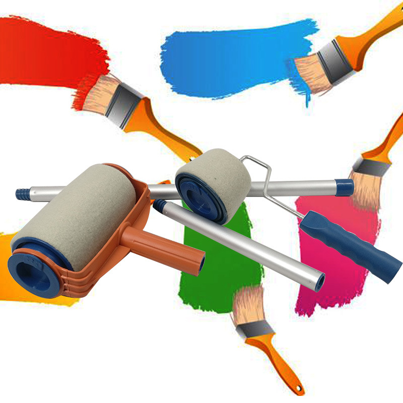 油漆油漆刷/油漆工具/油漆/滚筒刷头9寸/跨境多功能清洁刷细节图