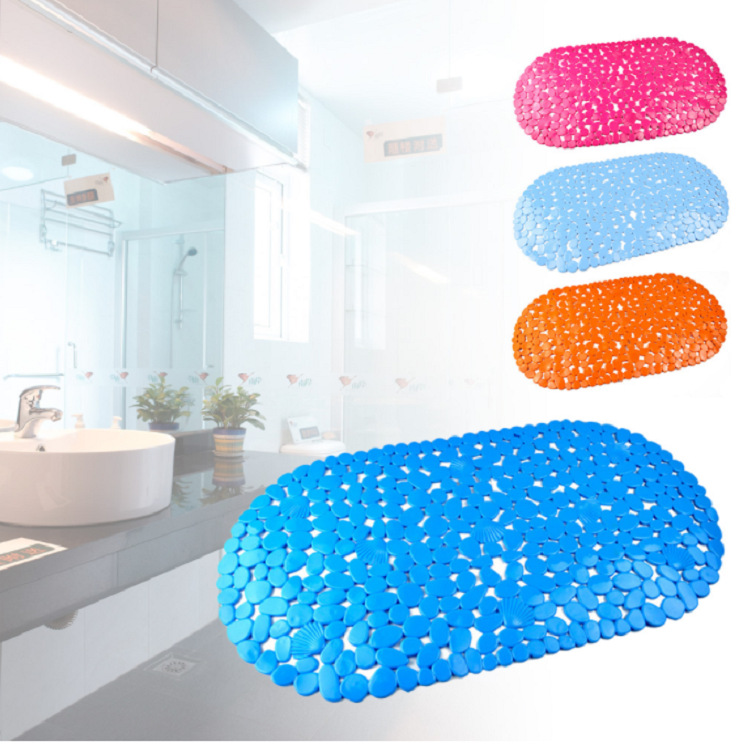 源头厂家贝壳石头防滑浴室垫PVC卫生间防滑垫浴缸防滑脚垫