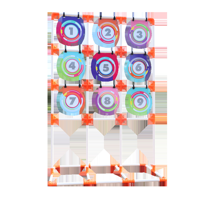 Nine-square grid frisbee, sports toys, games, parent-child team building, outdoor activities, props and equipment, training children Item Picture