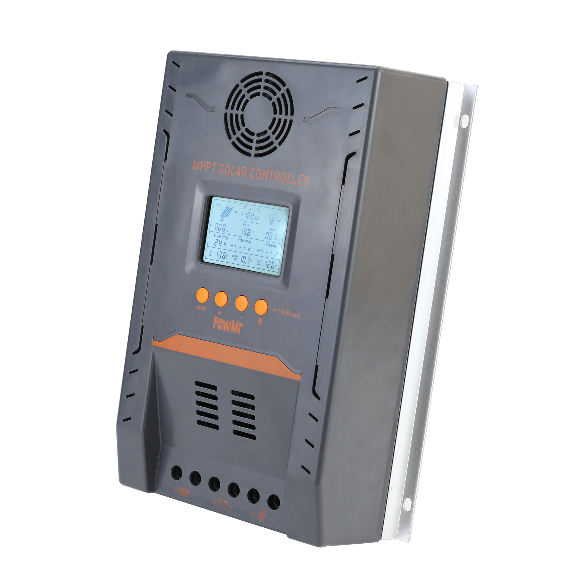 Factory direct sales of 100a MPPT solar controller 12V/24V photovoltaic solar panel charging control system details Picture