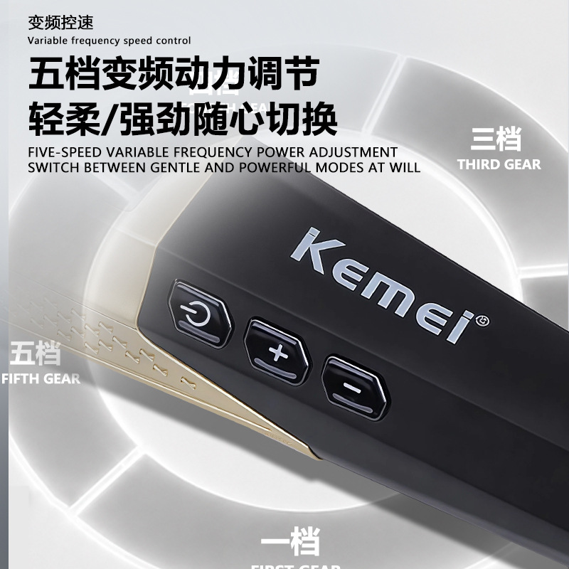 Kemei kemei cortador eléctrico para peluquería KM-1509 cortador sin cepillo cortador con pantalla digital cortador eléctrico Application Scenario