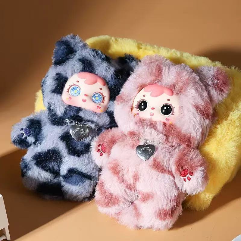 Three Little MAO Miao Miao's cool Moments: Plush Blind Box, Cute and Trendy Pendant, Plush figurine gift Specification image