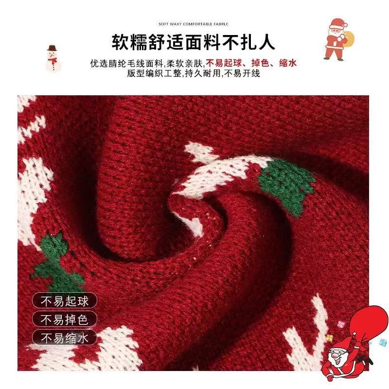 One-piece New Year gift delivery: Christmas red checkered scarf for women, high-end and warm Korean shawl, thick scarf wholesale, street stall wholesale Specification image