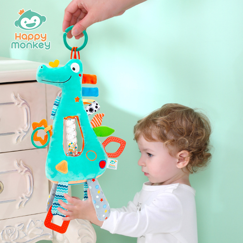 Happymonkey Baby Multi-functional grasping Training hourglass Toy, infant early education Intelligence car hanging Bed hanging Application Scenario