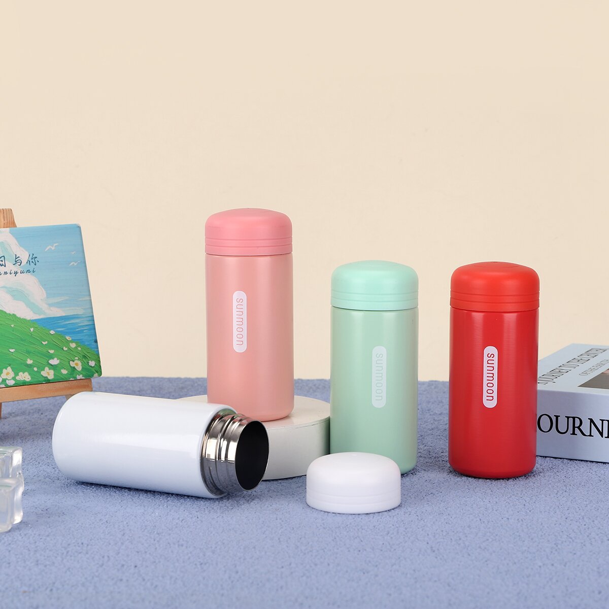 New mini insulated cup for girls, 304 stainless steel cup, high appearance level, portable pocket cup, gift advertisement water cup Specification image