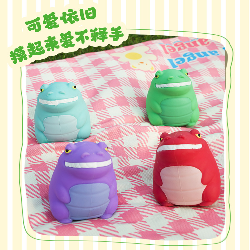 Hola ku cocodrilo pinchazos juguetes de descompresión juguetes de pinchazos mollusca silicona goma descarga muñecas para niños details Picture