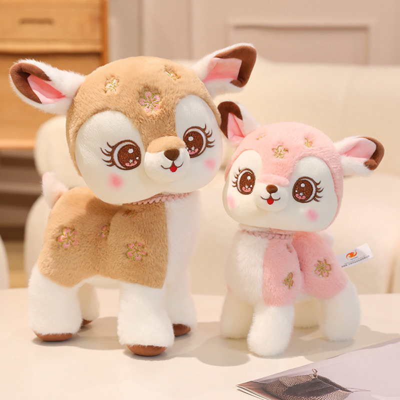 Customized plush toys, deer dolls, trendy toys, cute toys, soft dolls