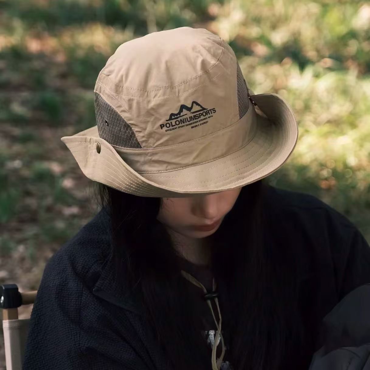 Mountain camping men's summer sun hats, hiking sun protection, outdoor mountain climbing UV protection women's fisherman hats, fishing hats