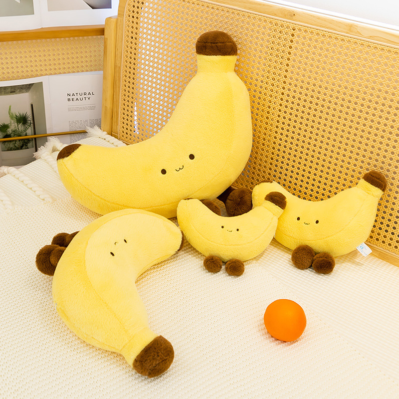 Original, fun, cute, long-legged, big banana figurine, skin-friendly and soft bedroom pillow doll, chair, decorative item Specification image