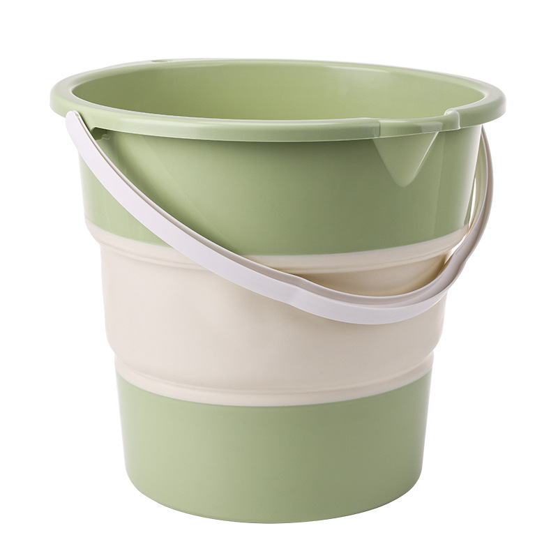 便携式可折叠水桶车载户外露营小洗车桶车用钓鱼桶旅行家用塑料桶