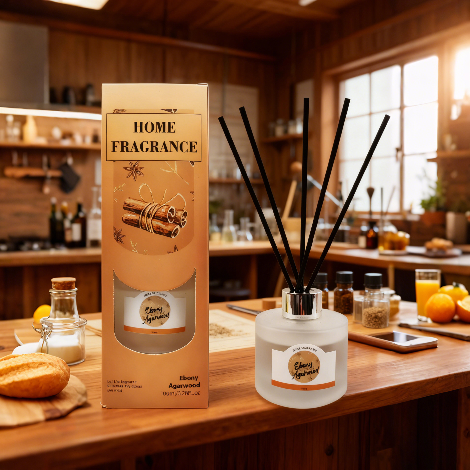 TATEXANG's new flameless rattan aromatherapy diffuser stick, essential oil box set, long-lasting fragrance, hotel, home and bedroom aroma details Picture