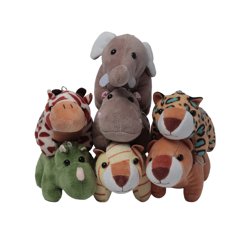 Cross-border exclusive small commodities: African animal plush pendants, small dolls, Zootopia figurines and toys Item Picture
