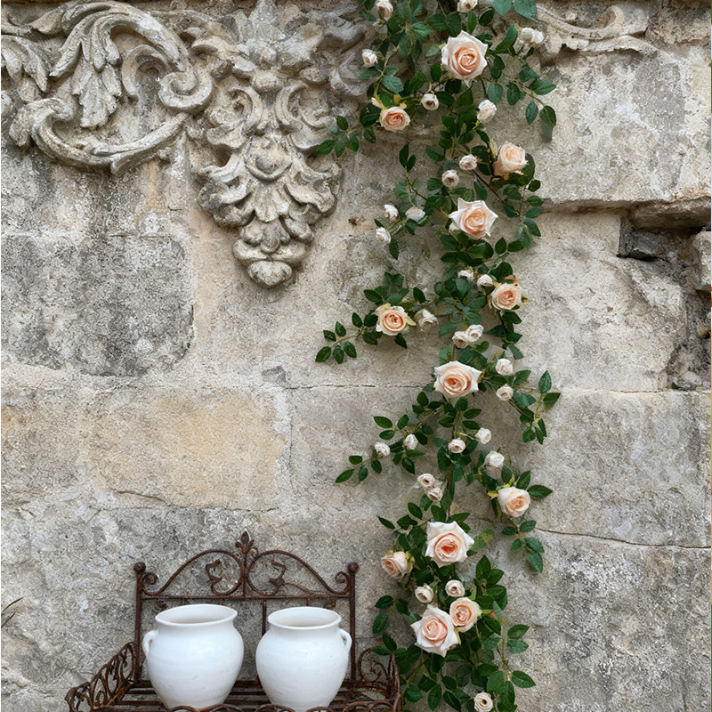 仿真花DIY发饰配件/仿真花/5朵塑膠花/假花/假花批发细节图