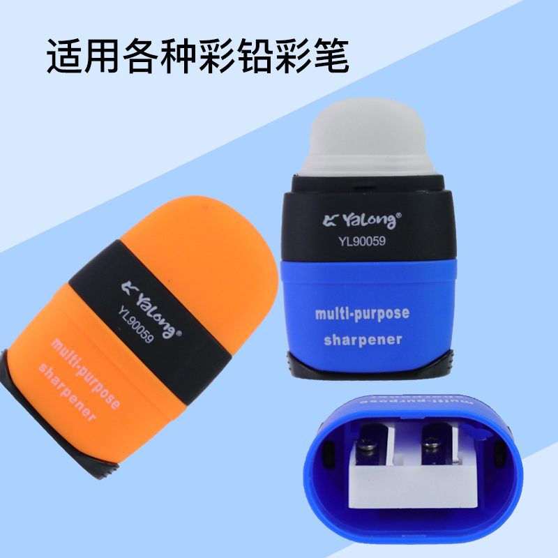 Direct sales and customization from the manufacturer of cross-border double-hole plastic pencil sharpeners, square pencil sharpeners, and silicone protective cases Application Scenario