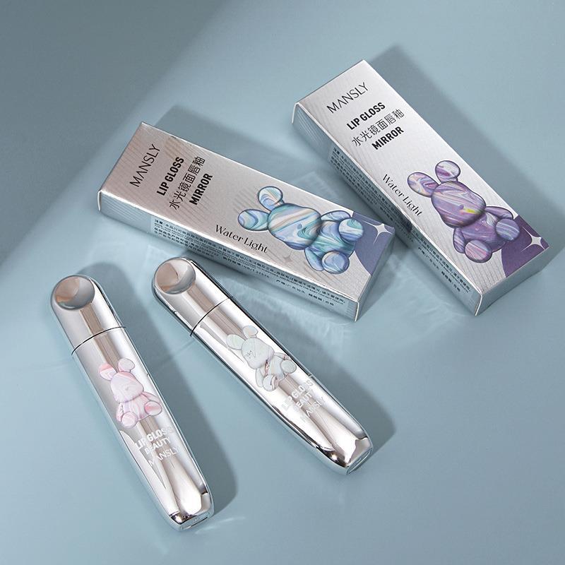 Cross-border Mansili high appearance level water gloss mirror lip gloss, white and water-like glass lip gloss, lip gloss and lip gloss manufacturer wholesale Specification image