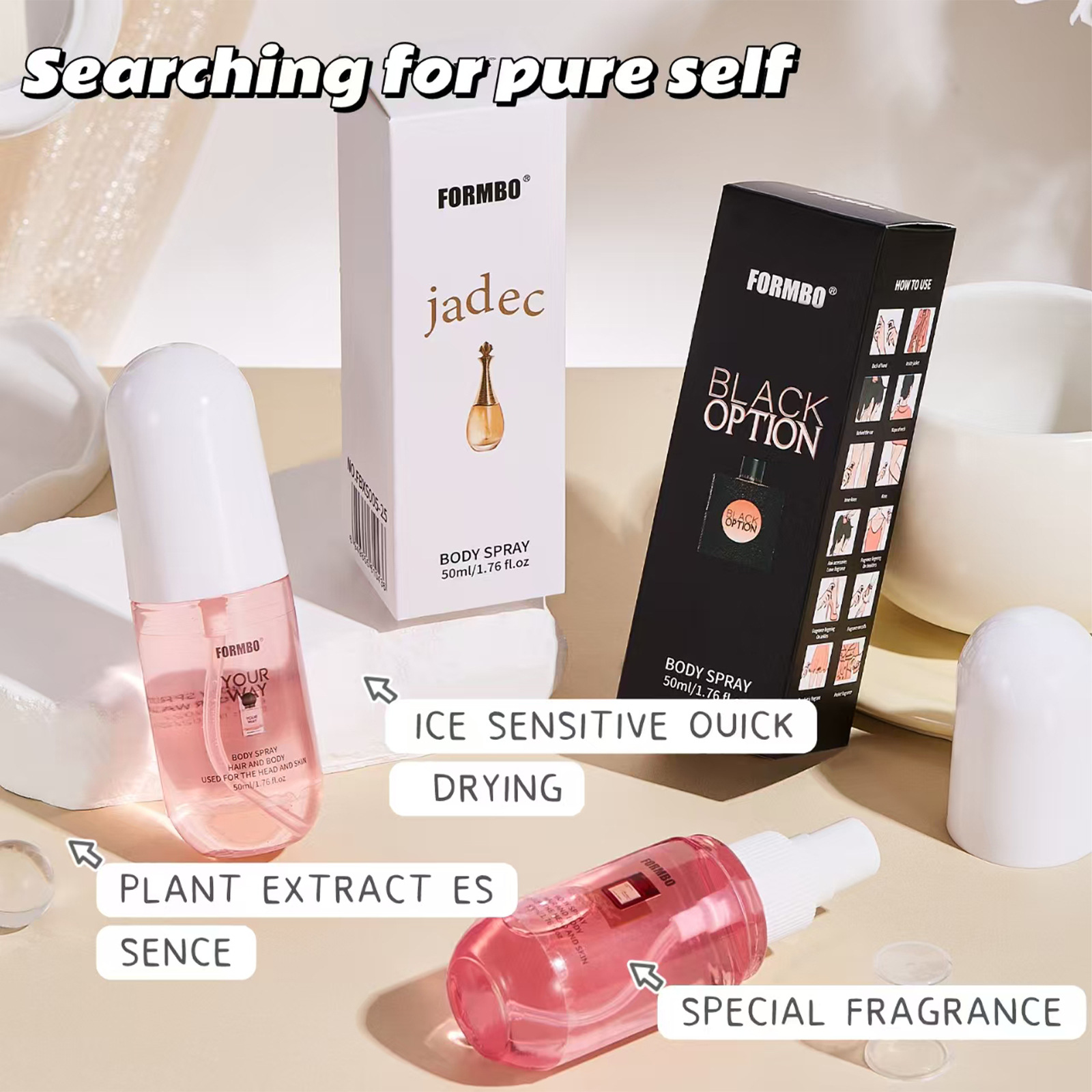 Cross-border exclusive FORMBO original long-lasting fresh perfume, women's perfume, hair and body perfume, spray wholesale details Picture