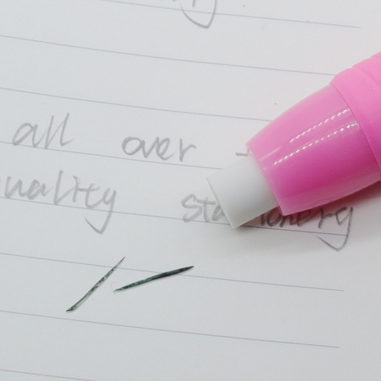 High-quality TPR material erasers for student stationery, 4-color mixed office and school erasers Specification image