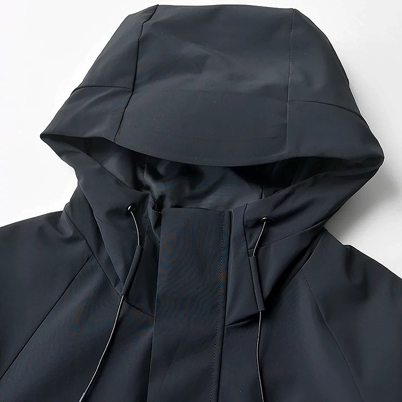 The new women's hooded windbreaker with three-proof outdoor sport top for spring collection in 2025 Specification image