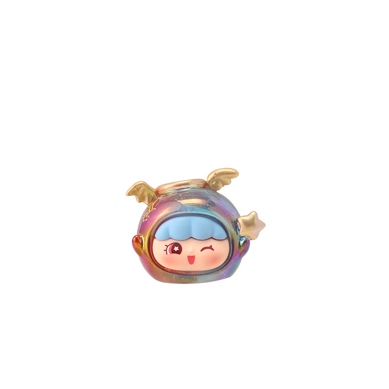 盲盒/泡泡玛特/星星人/潮玩/手办白底实物图