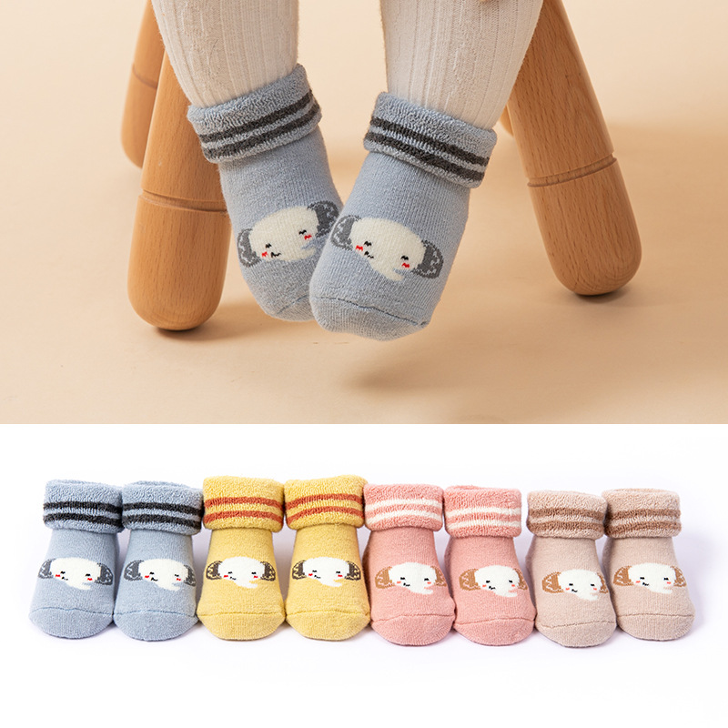 baby socks, autumn and winter thickened baby socks, 0-6 months loose loop newborn socks, baby socks, children's socks Application Scenario