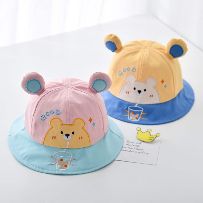 宝宝帽子春秋款新款夏季儿童防晒帽婴幼儿可爱超萌男童女童渔夫帽细节图