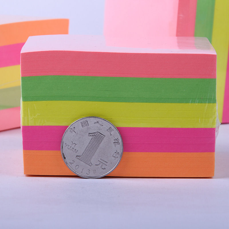 Jiuxing Square thickened 500-page sticky notes, N times sticky notes, strong adhesion, student office stationery wholesale Specification image