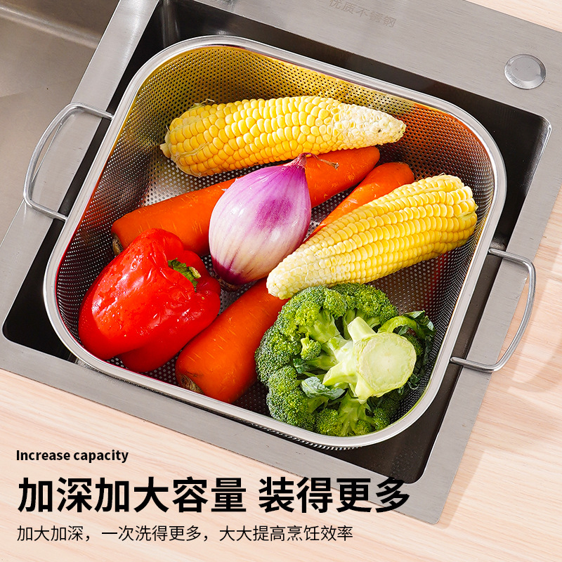 沥水篮、盆实物图