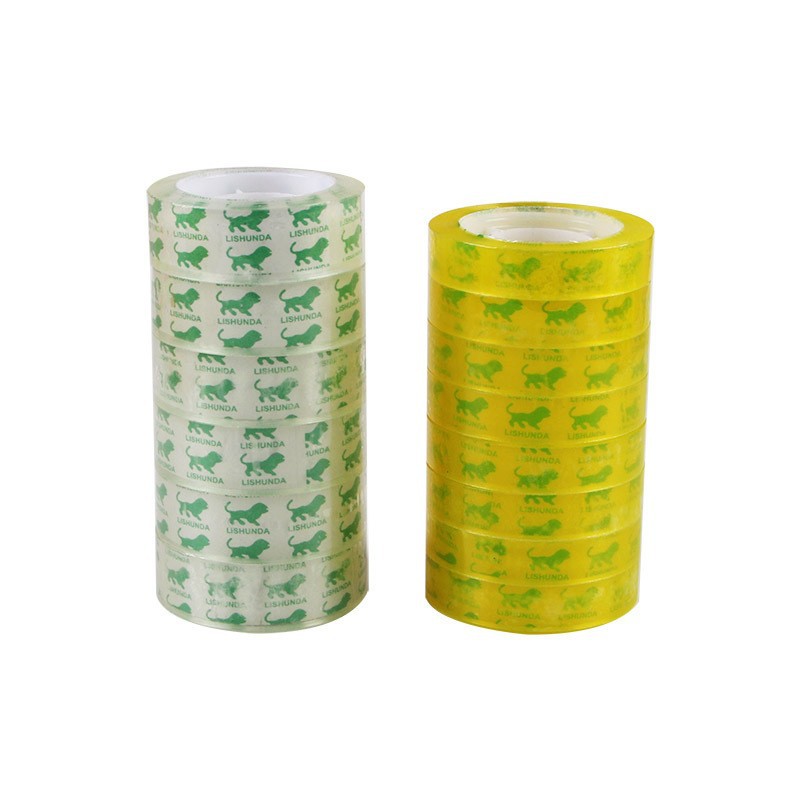 Wholesale small adhesive tape, 1.2/1.8/2.4cm wide, student sealing flower shop bouquet packaging material, diy transparent tape, high adhesion for floral art Specification image