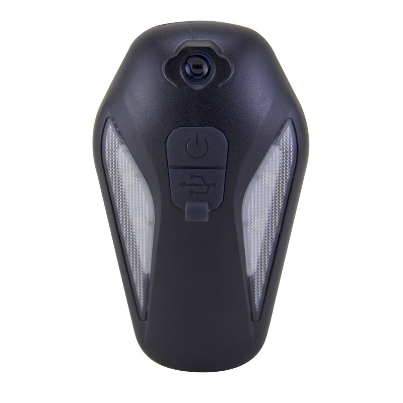 The new bicycle taillight LED warning light, charging outdoor cycling light, bicycle projection taillight pattern can be processed Item Picture