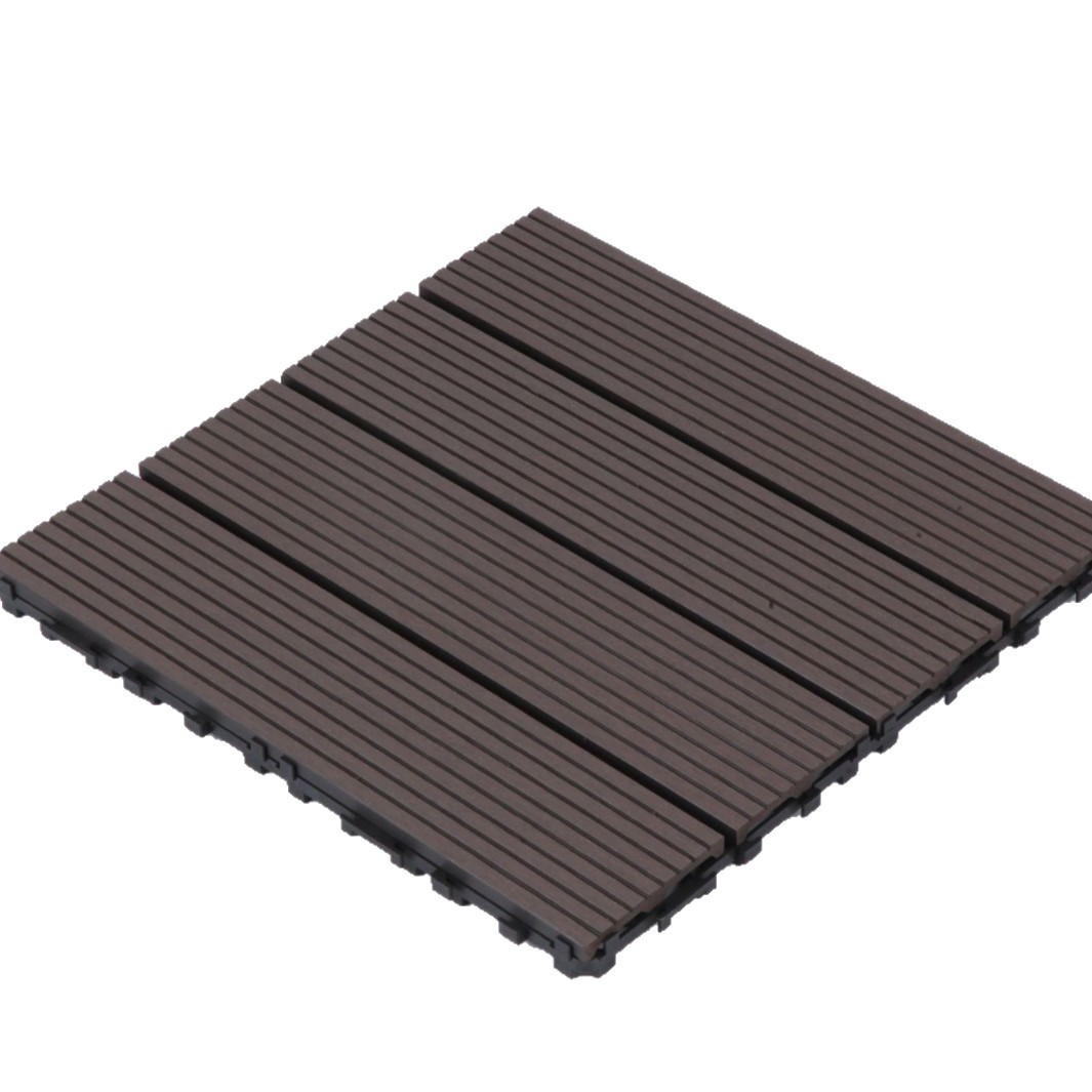 塑木地板/工程板材/塑木小地板白底实物图