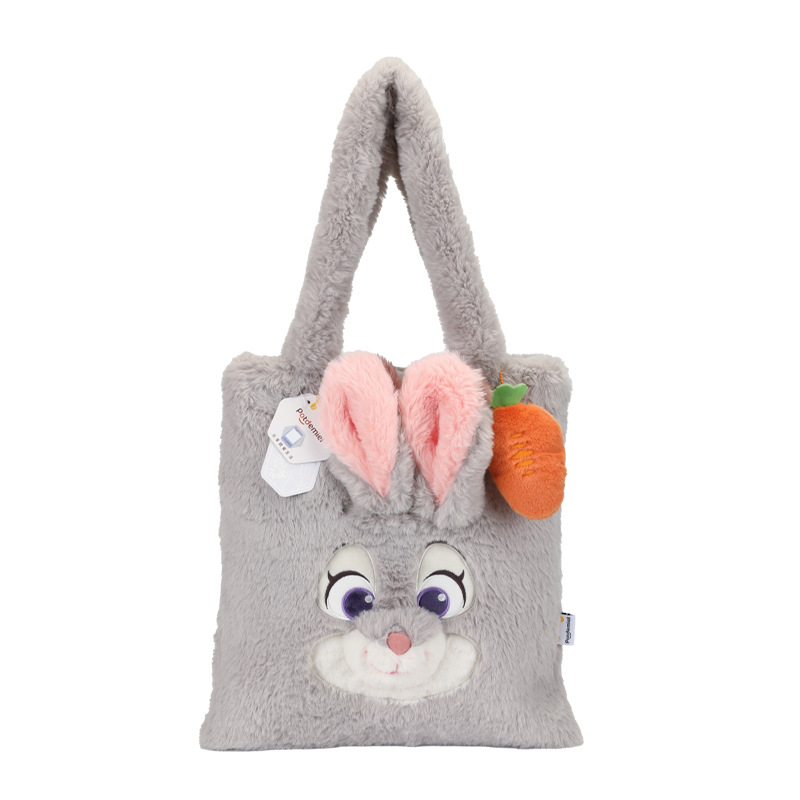 Disney official Zootopia Judy Nick Cloud Nuo Nuo large capacity single-shoulder bag plush doll fox bag Item Picture
