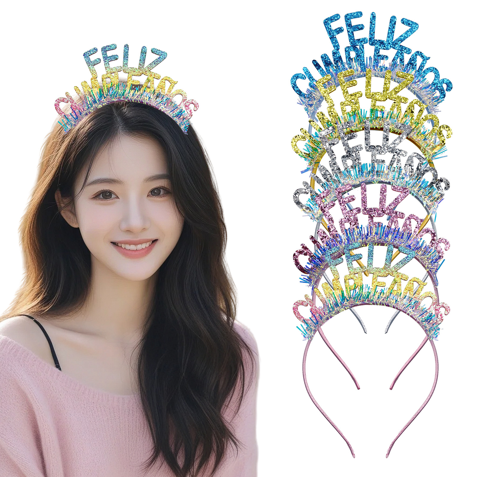 渐变色蜡烛/生日蛋糕插件/亚克力蛋糕插件/生日用品/蛋糕插件产品图