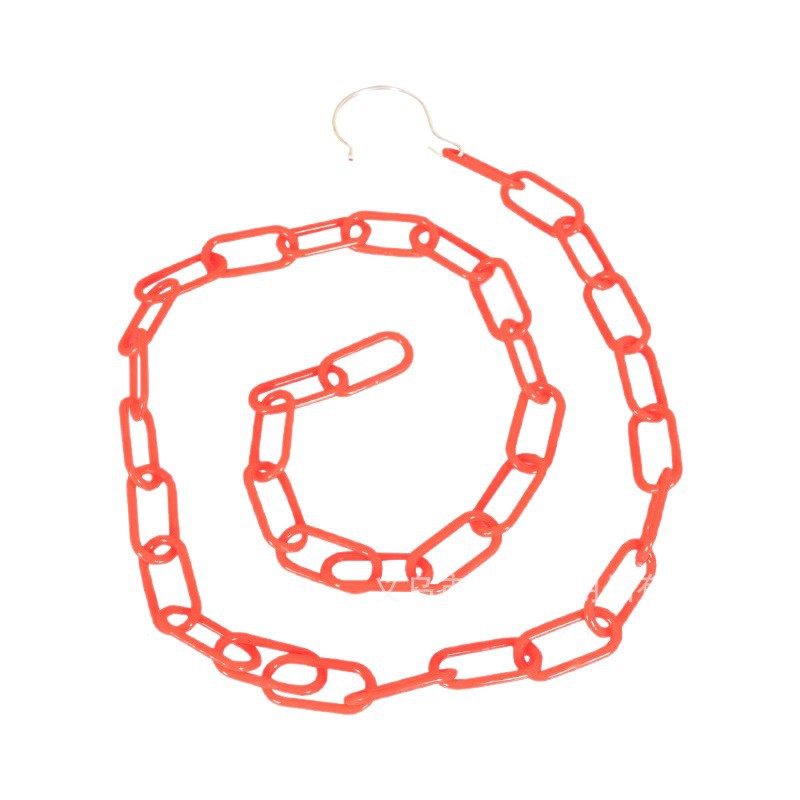 Clothing store S hook-hung clothes, iron chains, plastic chains, clothes hooks, hangers, hanging rings, street stall clothing hanging chains wholesale Item Picture