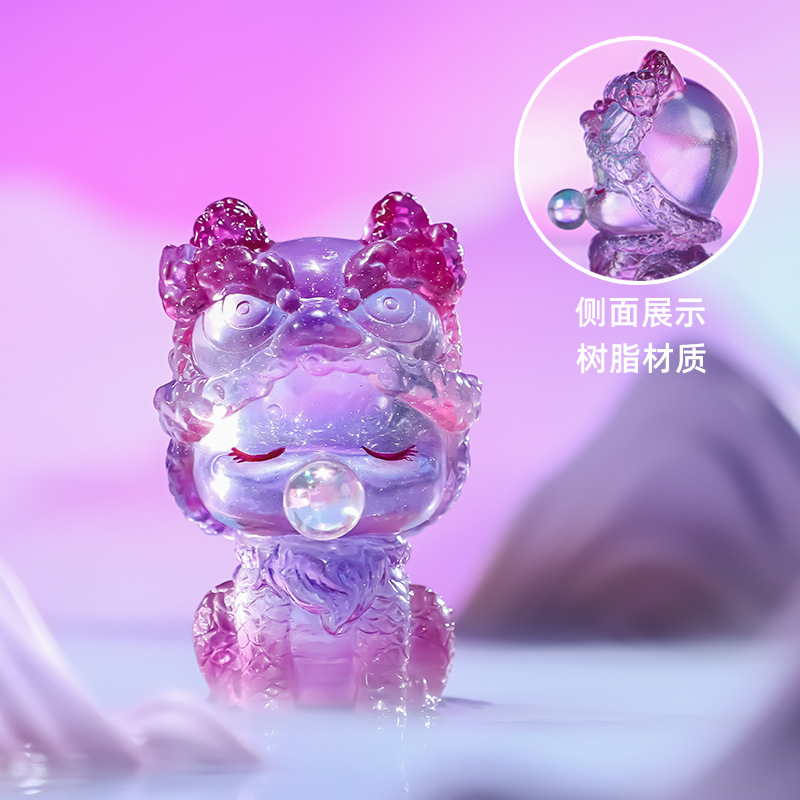 Home desktop ornaments, auspicious beast blind box figurines, illuminated resin handicrafts, festival and birthday gifts, dolls Application Scenario