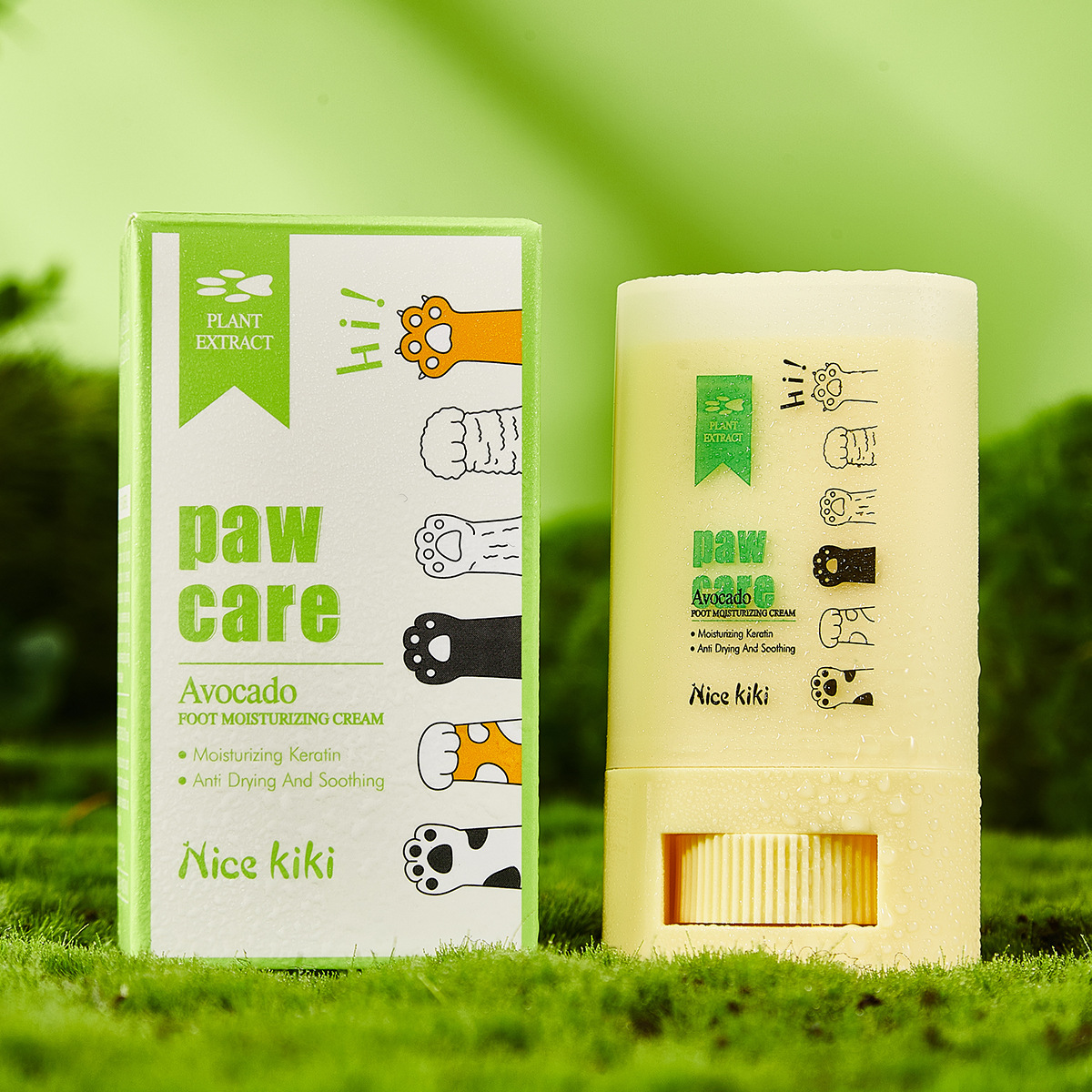 跨境Nice kiki宠物润足膏猫狗爪子脚掌滋润护理补水滋养宠物护爪