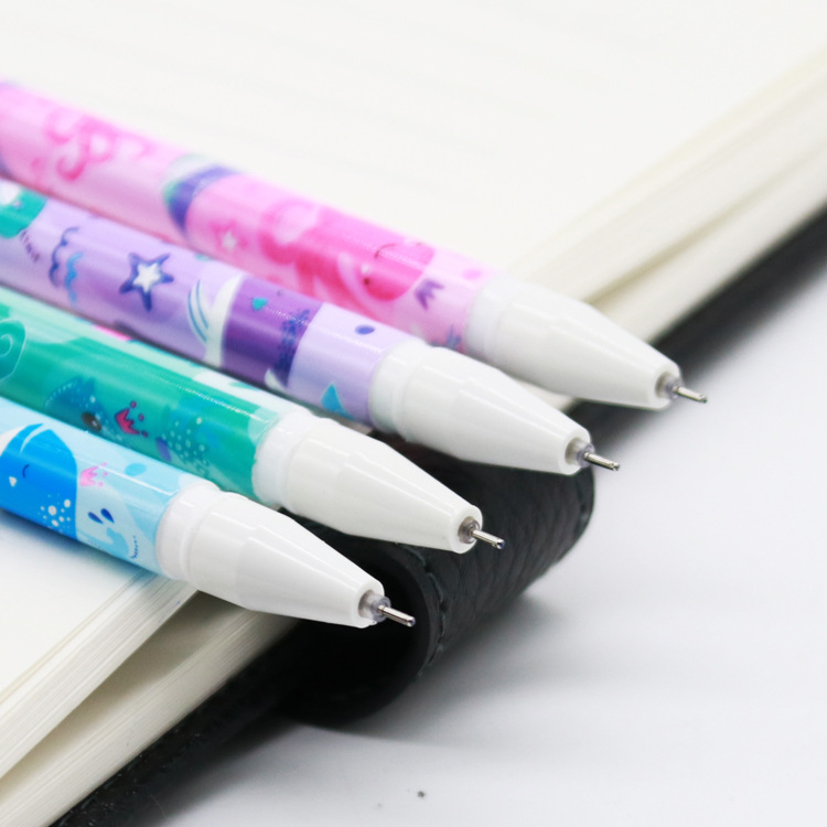 Yalong Cross-border Cute Ocean Dolphin Standard Erasable Pen Gel Pen Office and School Stationery Item Picture