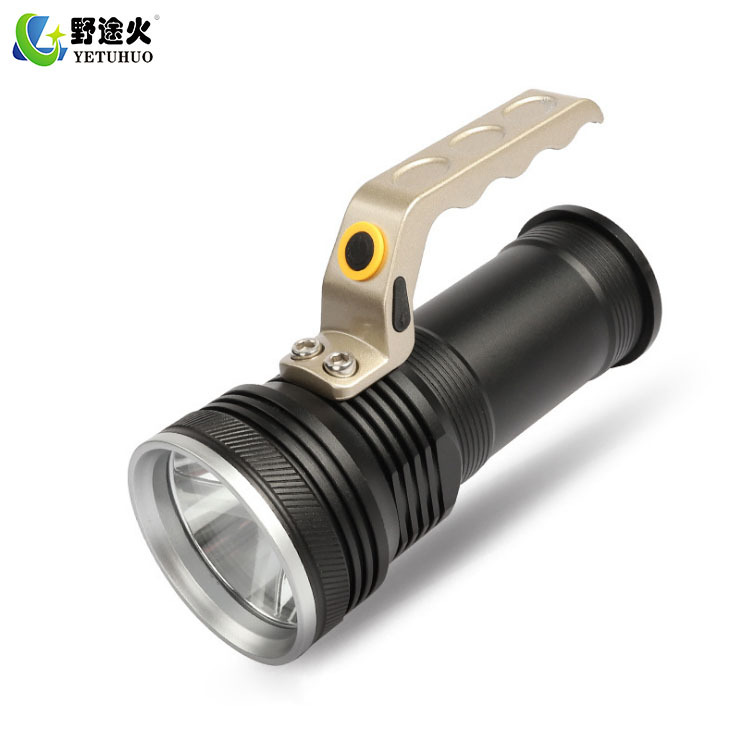Aluminum alloy outdoor long-range lighting flashlight, charging portable lamp, LED patrol xml-t6 high-intensity searchlight Application Scenario