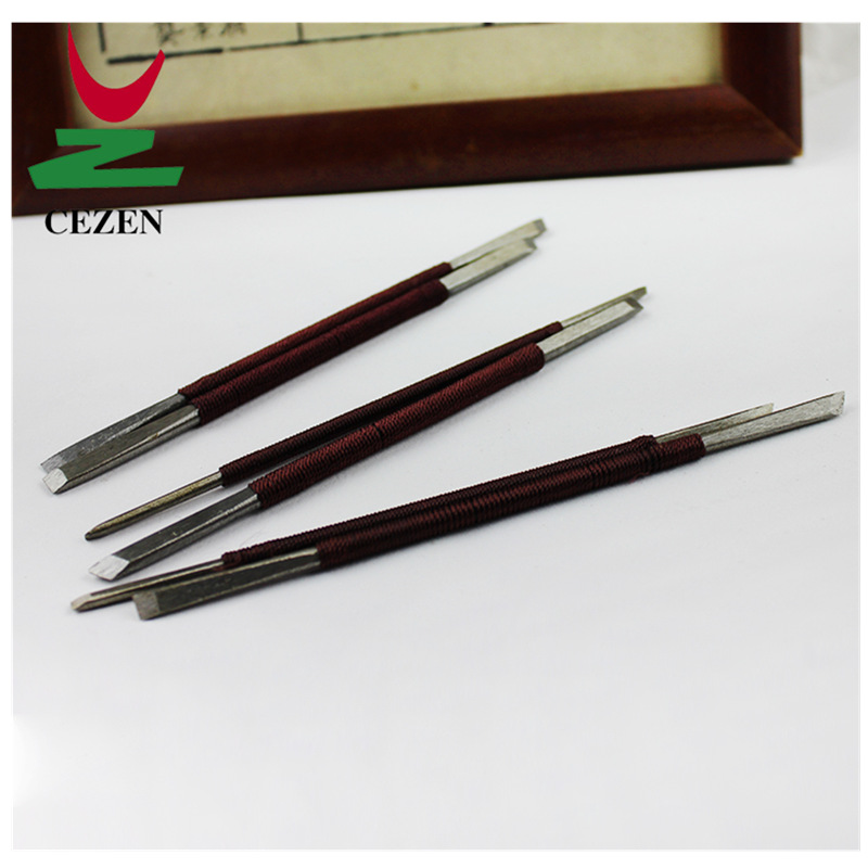Chengzhen engraving knife, seal engraving knife, hard alloy stone engraving knife, seal engraving knife, wood carving knife, large, medium, small, flat and slanted, for students to practice Item Picture
